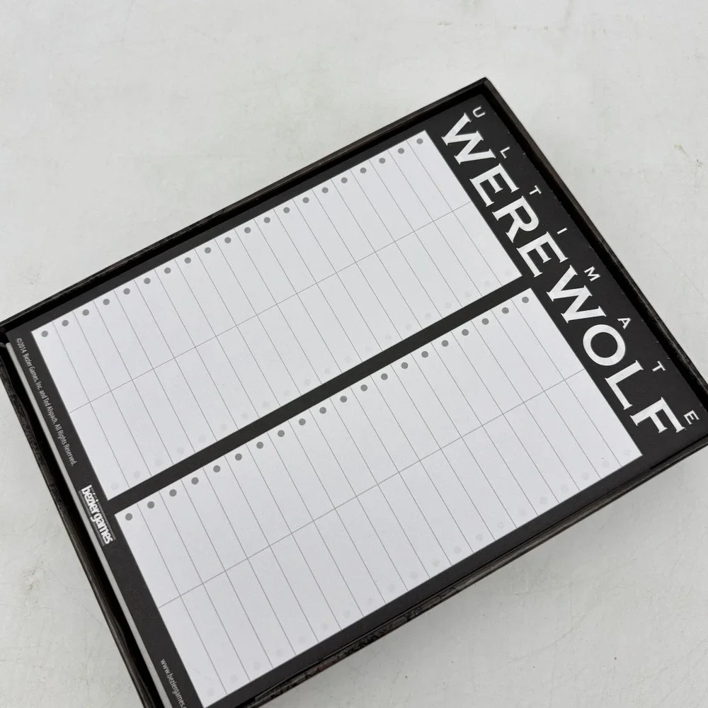 Ultimate Werewolf Deluxe Edition Bezier Games + Hunting Party Expansion COMPLETE